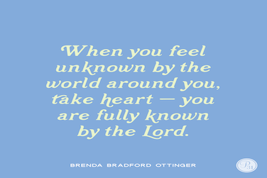 To the One Who Longs to Feel Known